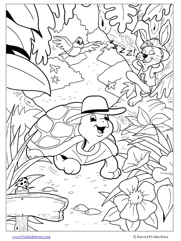 fable coloring pages - photo #46